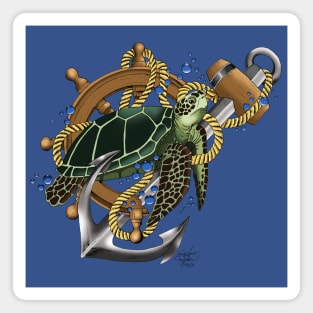 Green Sea Turtle Magnet